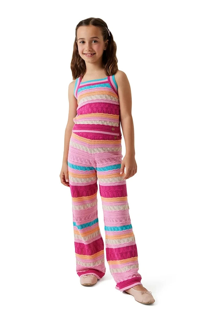 Guess çocuklar için pamuklu askılı bluz