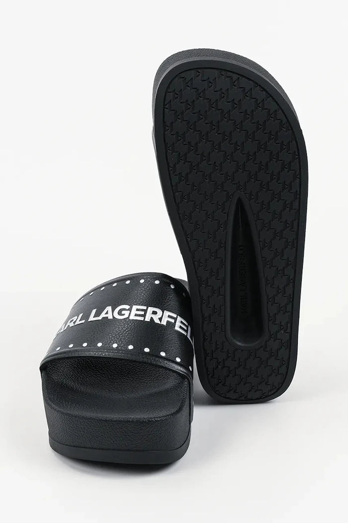 Karl Lagerfeld platform kadın terlik ayakkabı Kondo Maxi Ii