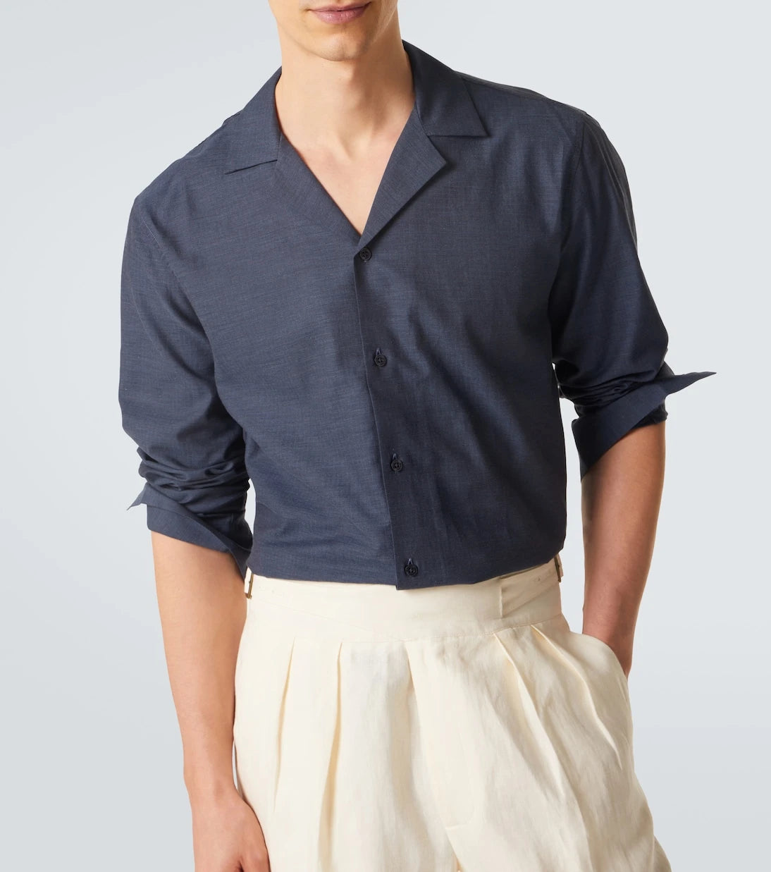 Frescobol Carioca - Safra cotton flannel shirt