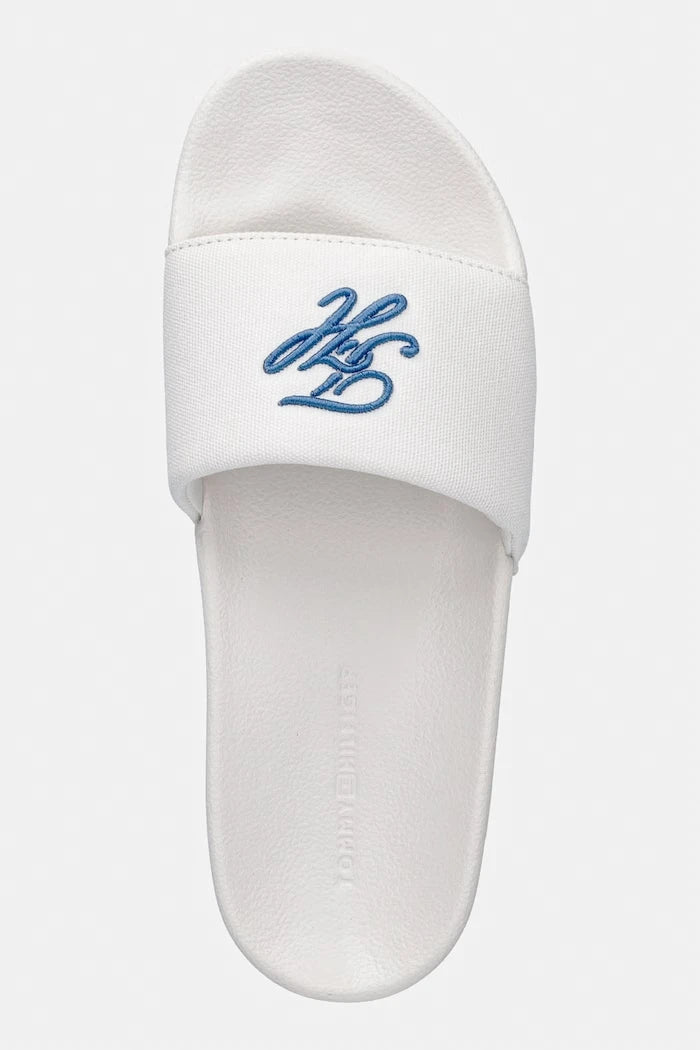 Tommy Hilfiger Kadın TH SCRIPT POOL SLIDE Terlik