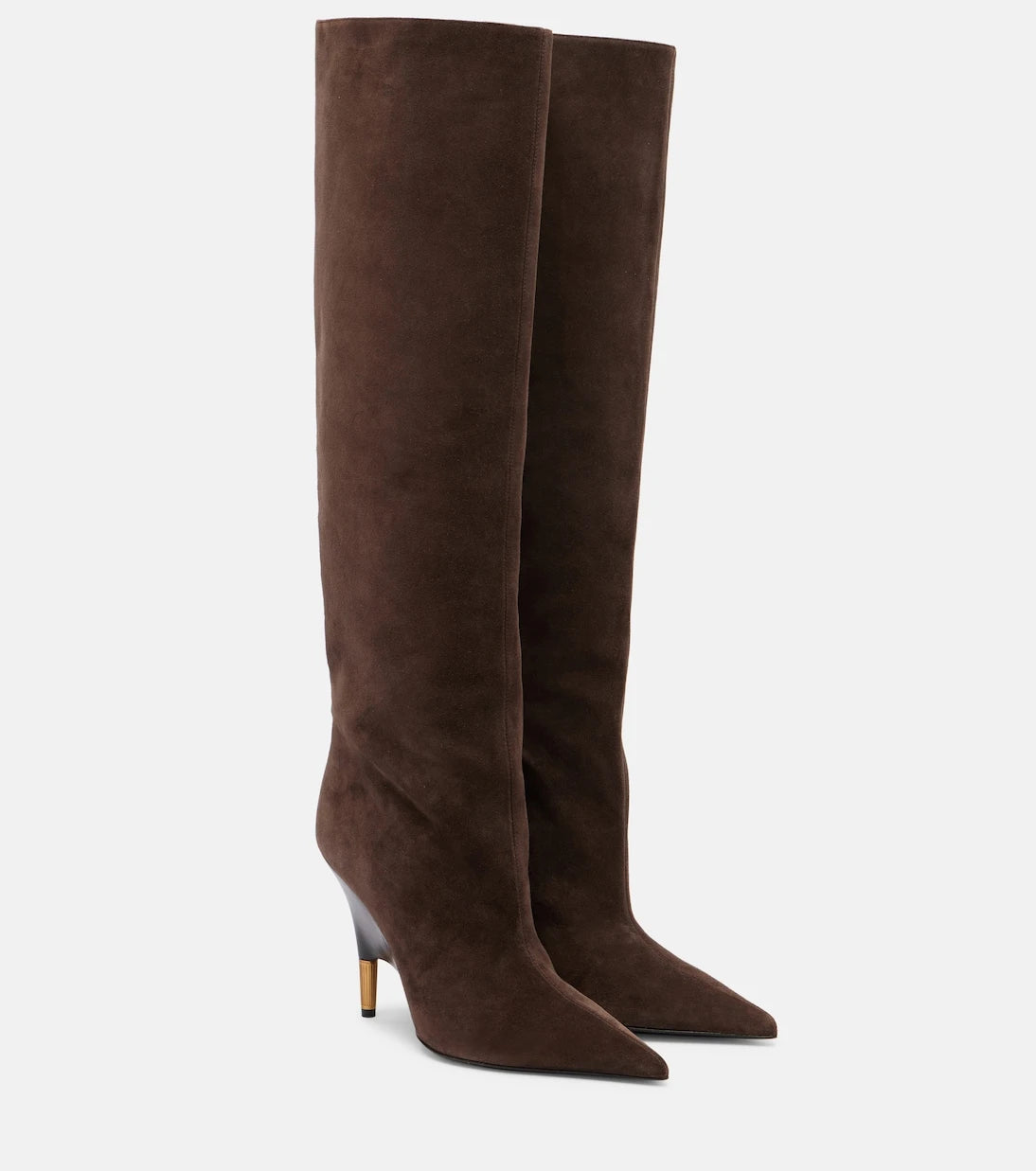 Khaite - Bella 100 suede knee-high boots