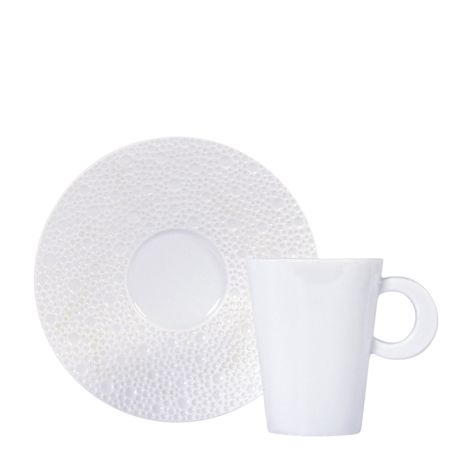 Bernardaud Ecume Coffee Cup and Saucer