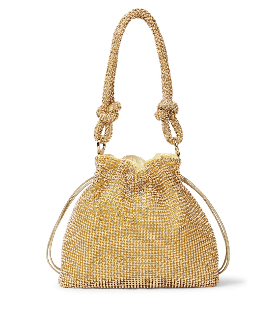 Monnalisa - Rhinestone-embellished bucket bag