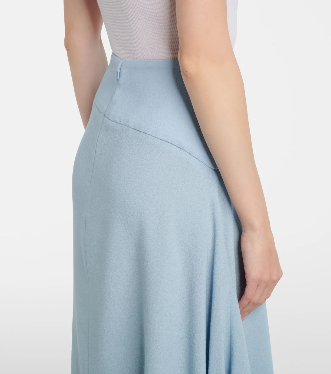 Erdem - Virgin wool midi skirt
