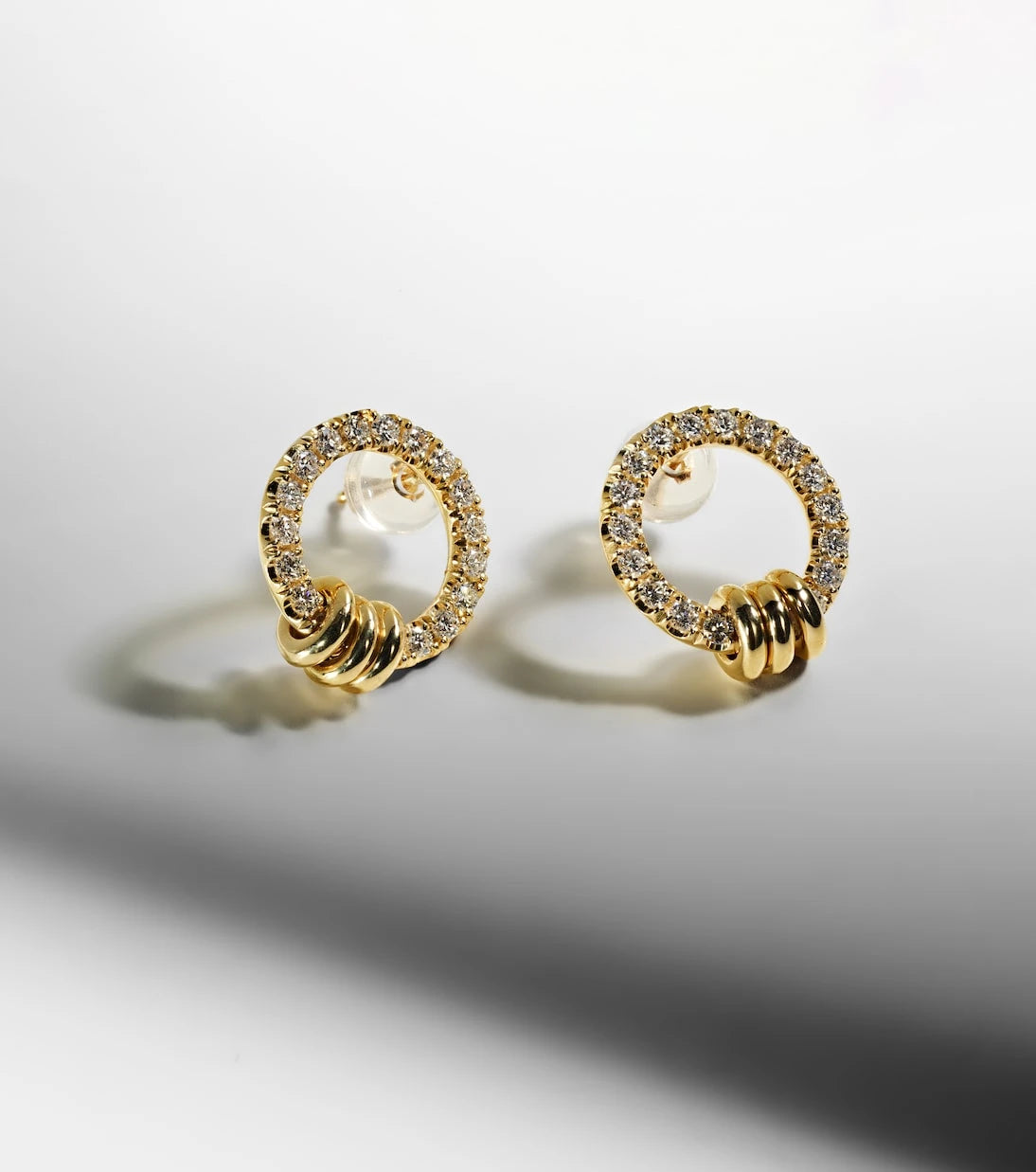 Spinelli Kilcollin - Sidra 18kt gold earrings with diamonds