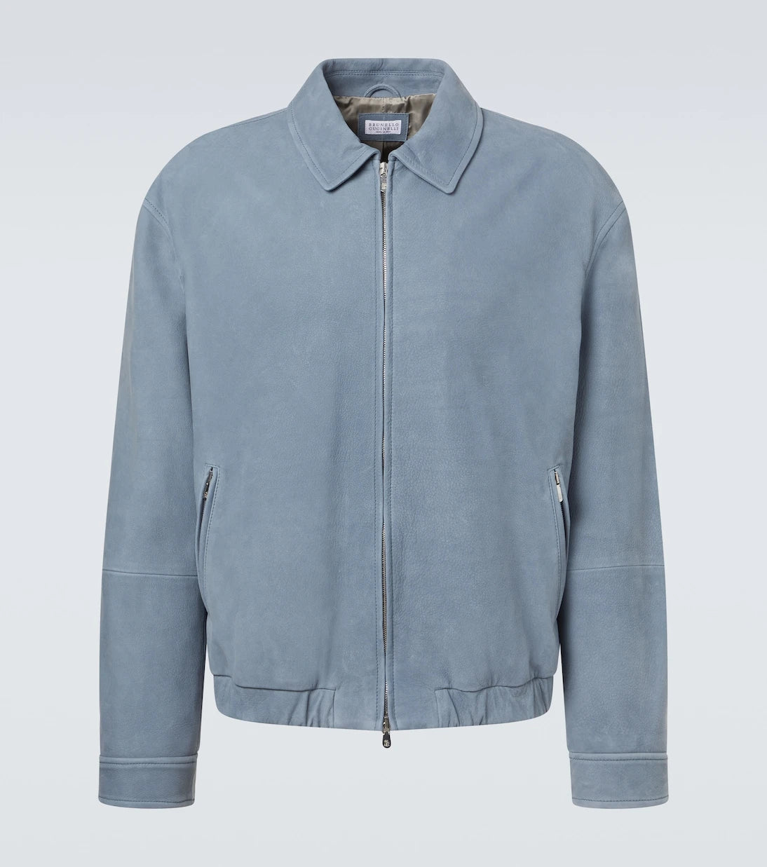Brunello Cucinelli - Leather blouson jacket