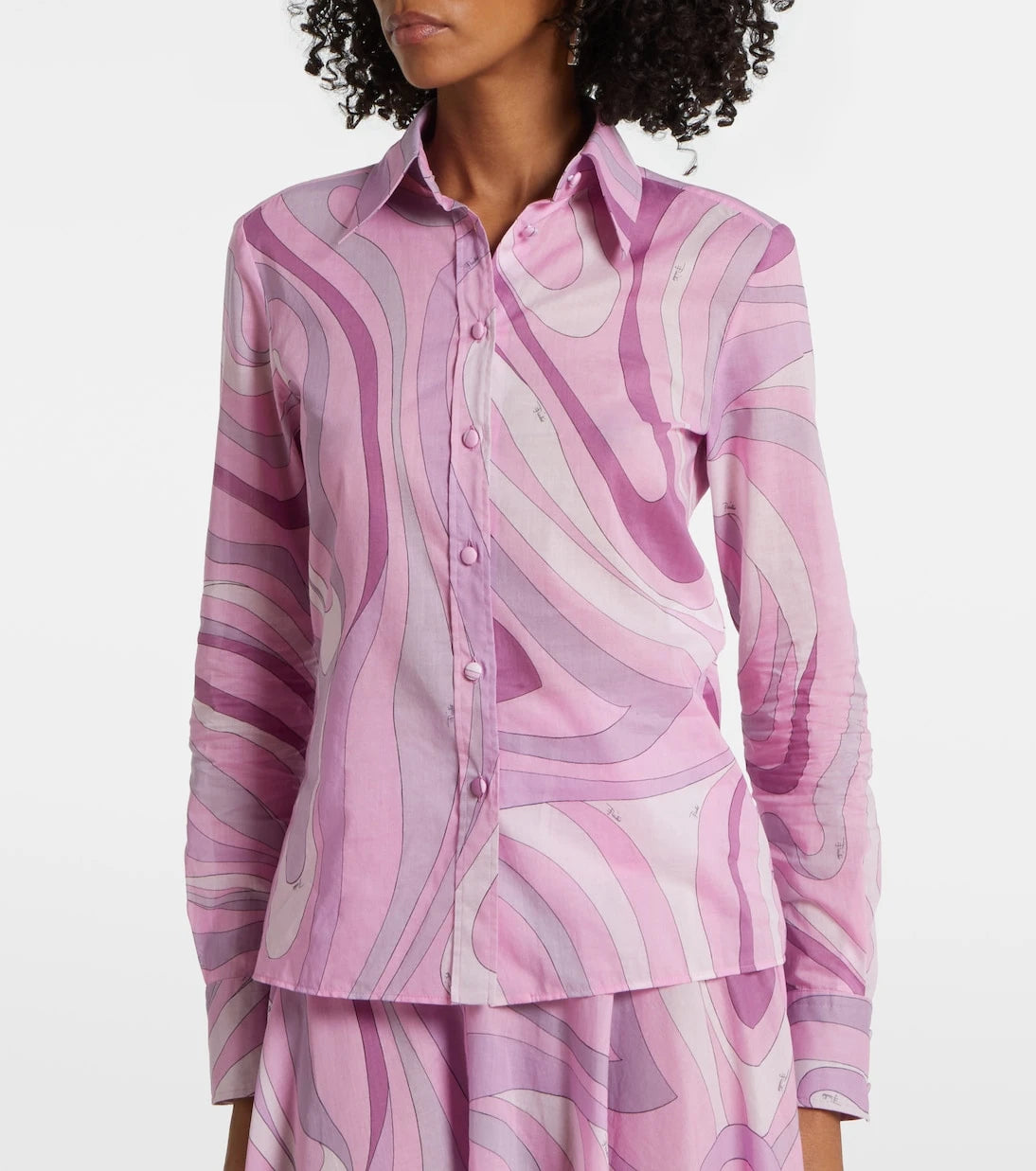 Pucci - Orchidee cotton muslin shirt