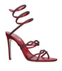 Red Embellished Cleo Sandals 105