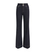 Alice+Olivia Black Perfect Flared Jeans