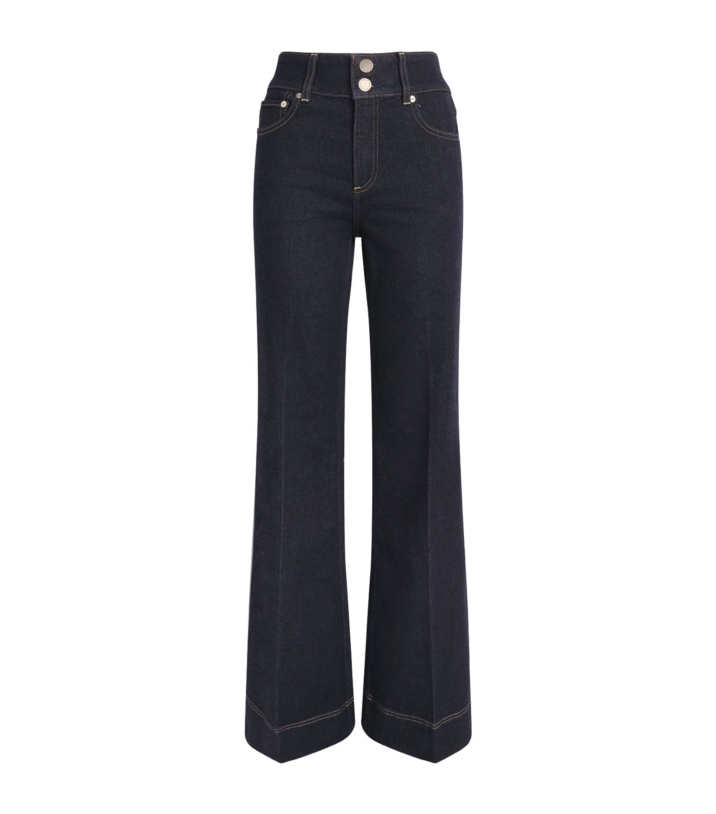 Alice+Olivia Black Perfect Flared Jeans