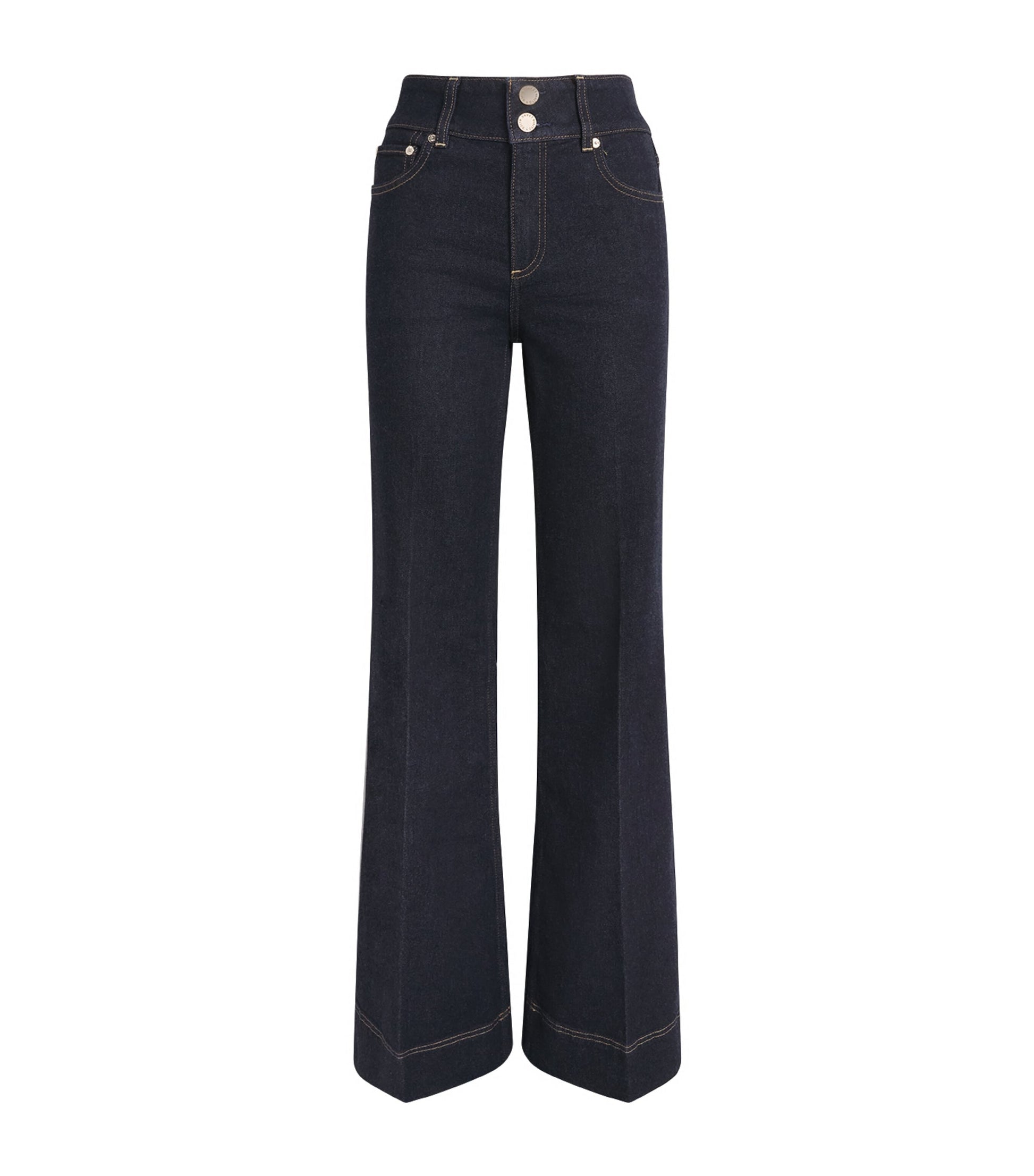 Alice+Olivia Black Perfect Flared Jeans