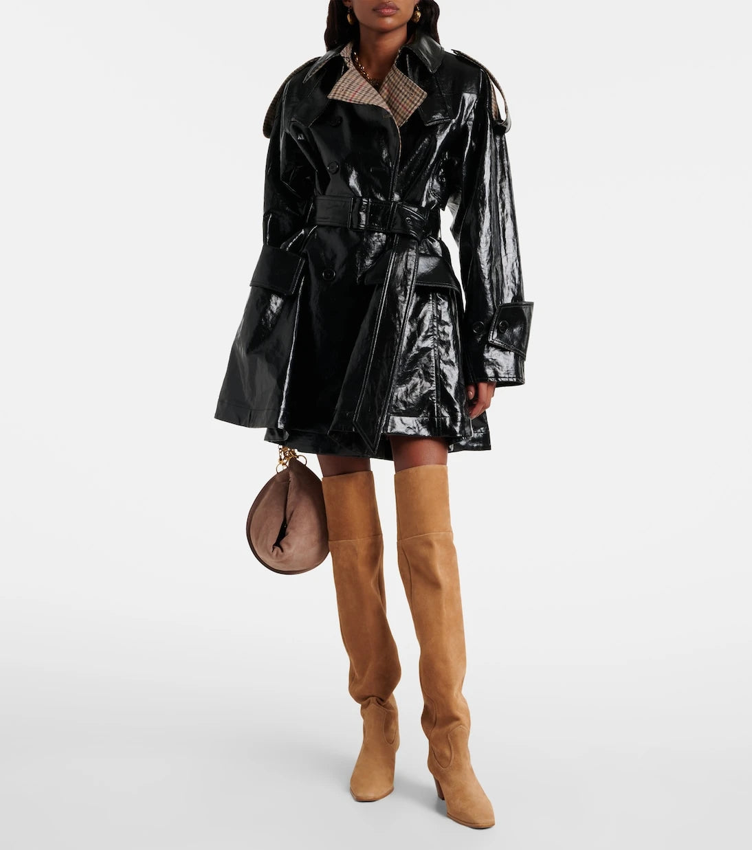 Aquazzura - Nomad 50 suede over-the-knee boots