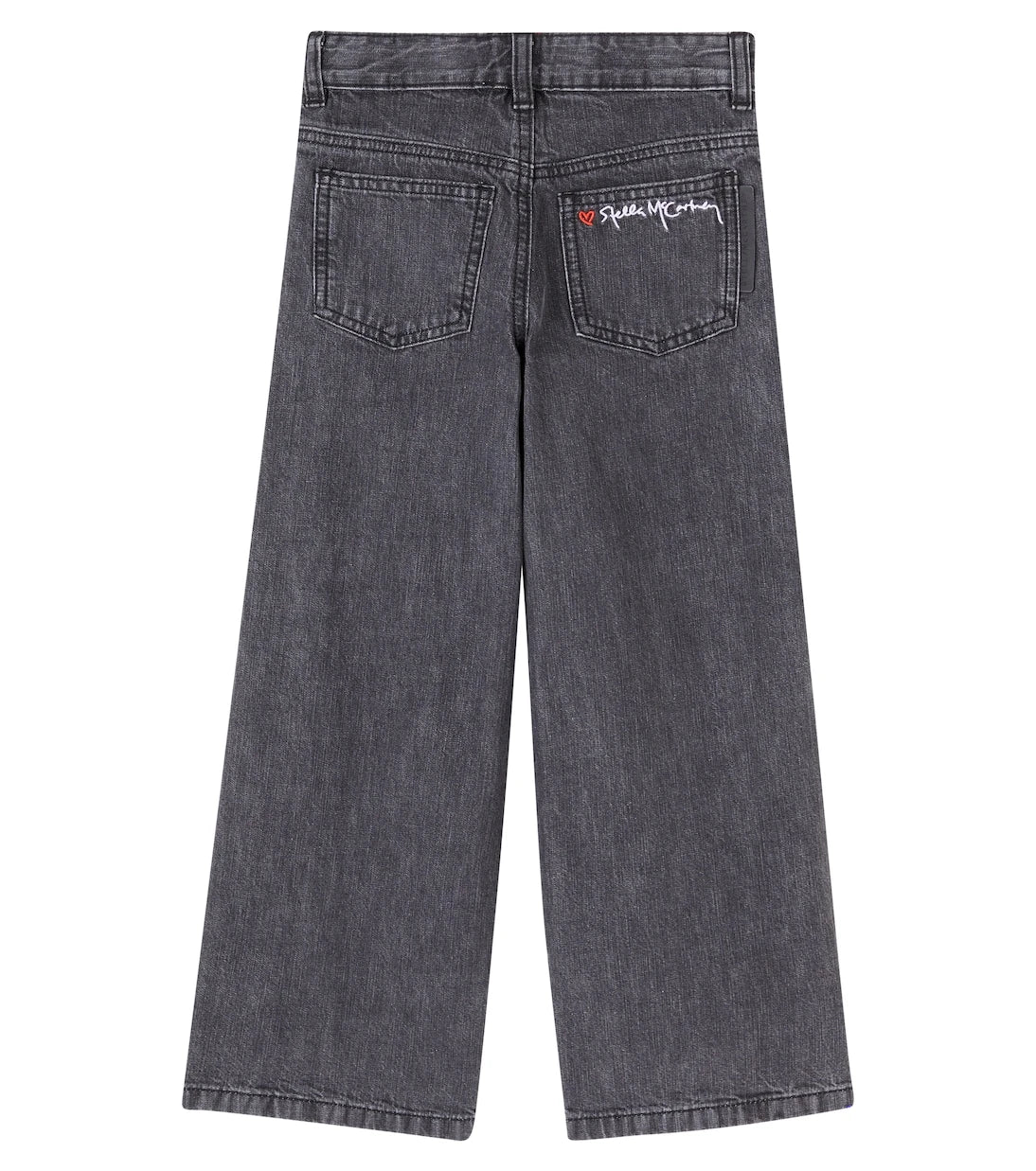 Stella McCartney Kids - Embroidered wide-leg jeans