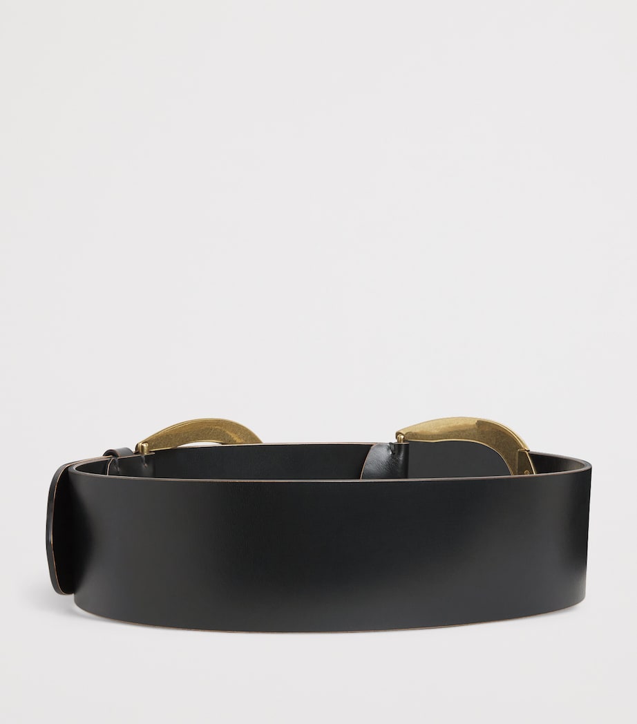Black Leather Belt