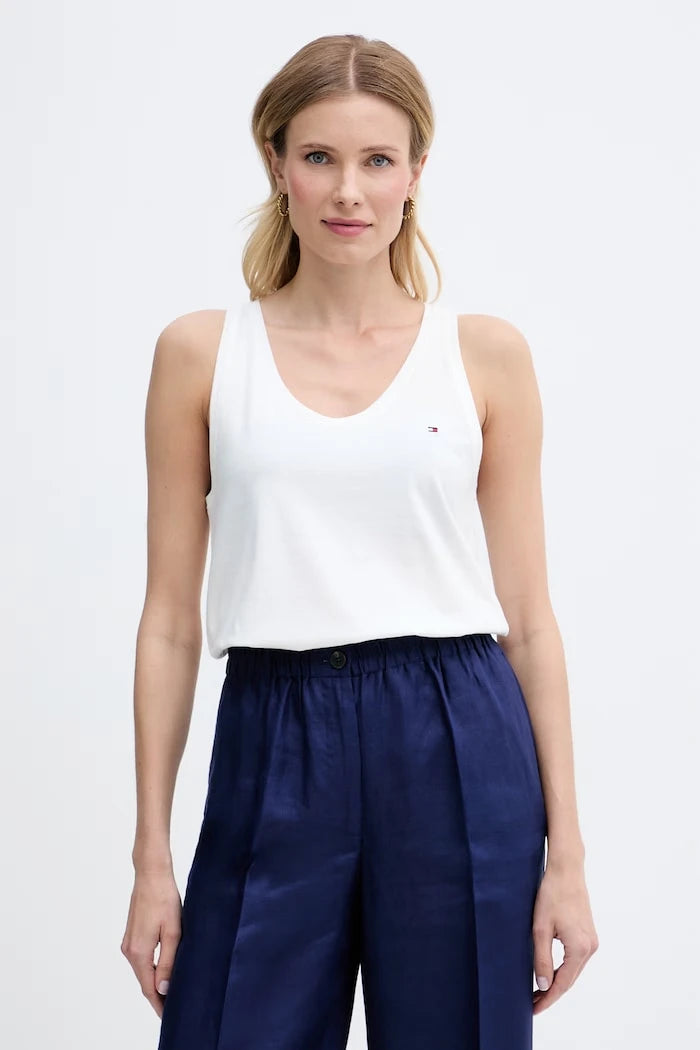 Tommy Hilfiger топ дамски от памук