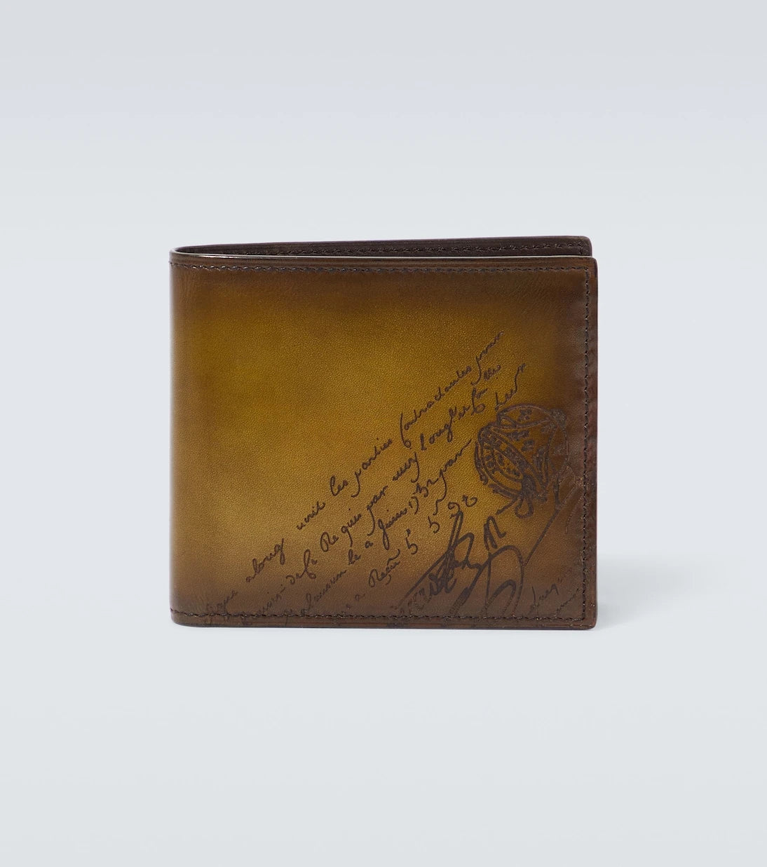 Berluti - Makore Scritto leather wallet