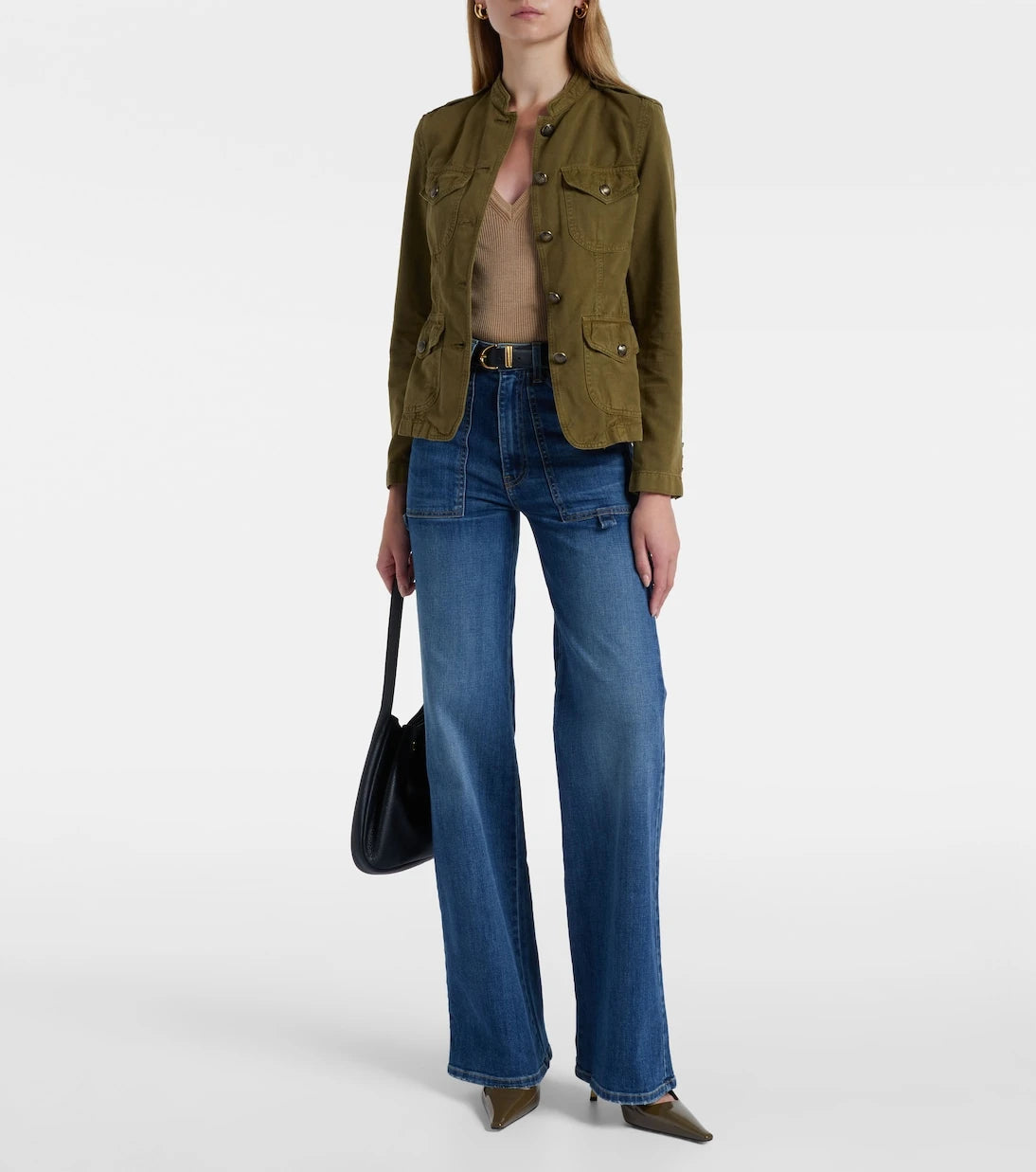 Nili Lotan - Mona cotton and linen jacket
