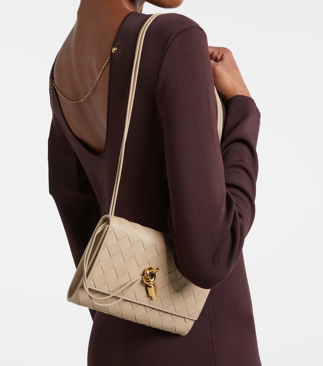 Bottega Veneta - Andiamo leather pouch with strap