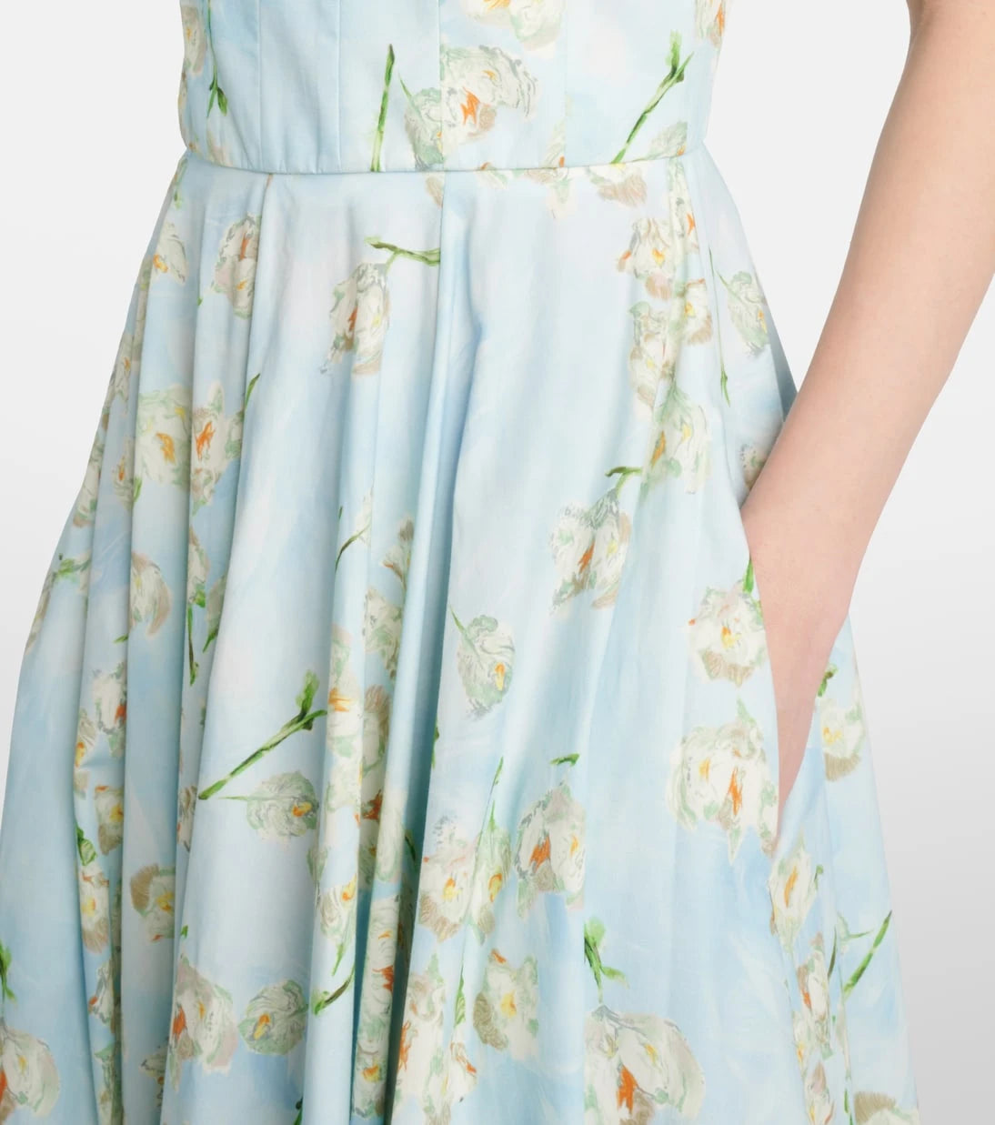 Emilia Wickstead - Mona floral cotton midi dress