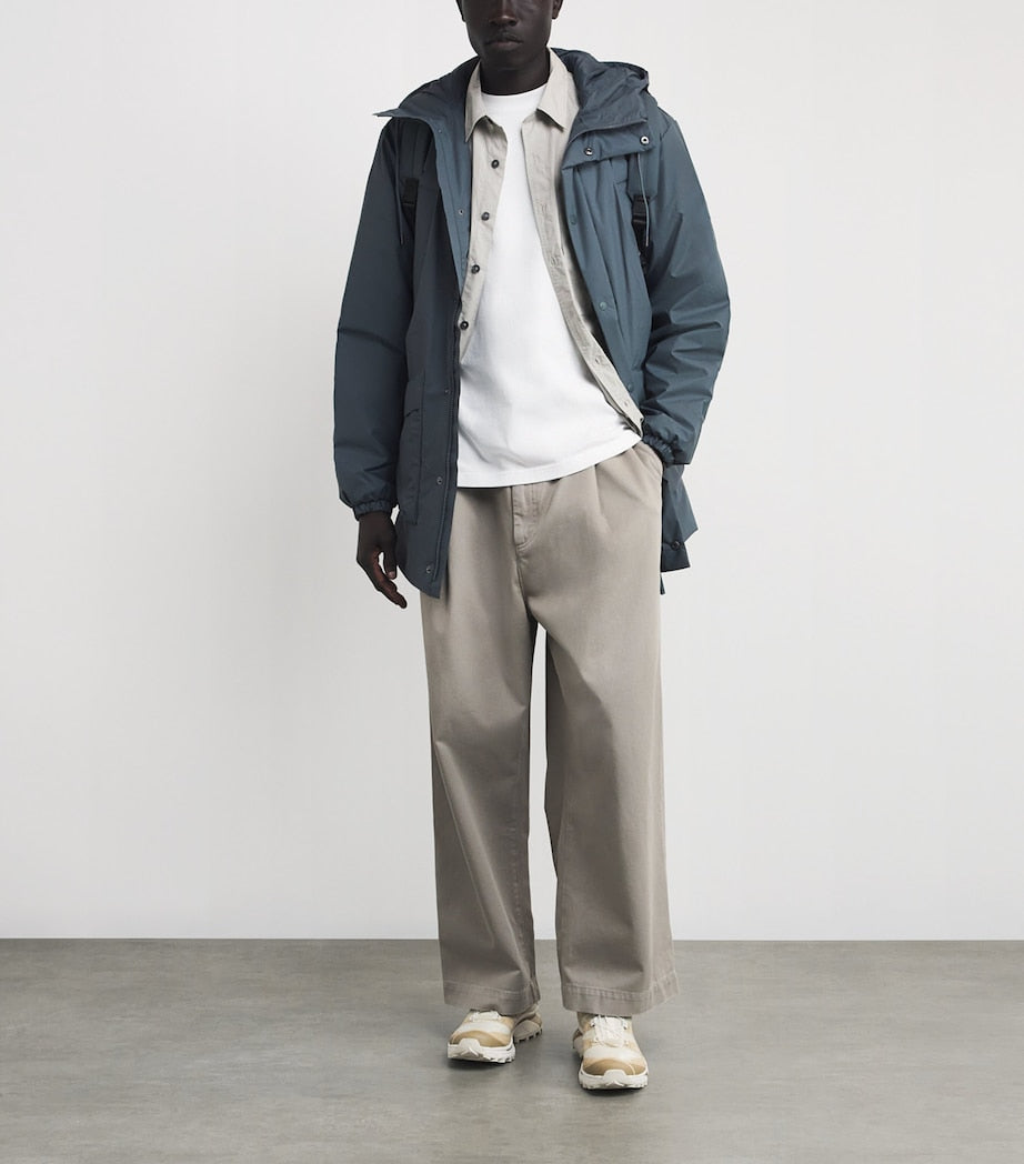 Rains Grey Waterproof Lohja Cargo Jacket