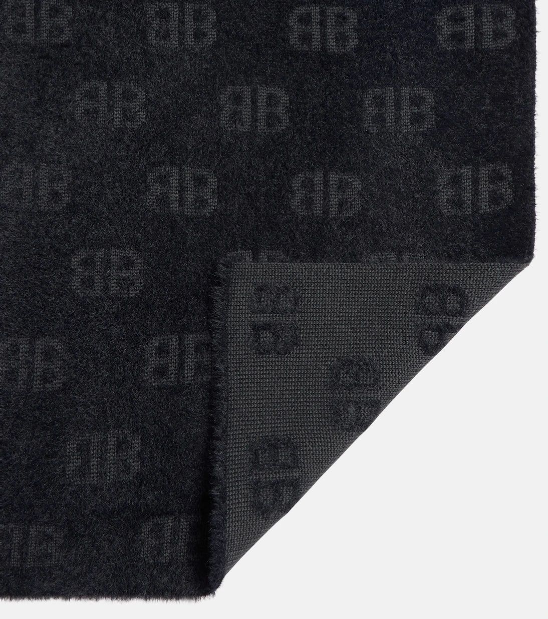 Balenciaga - BB wool-blend scarf