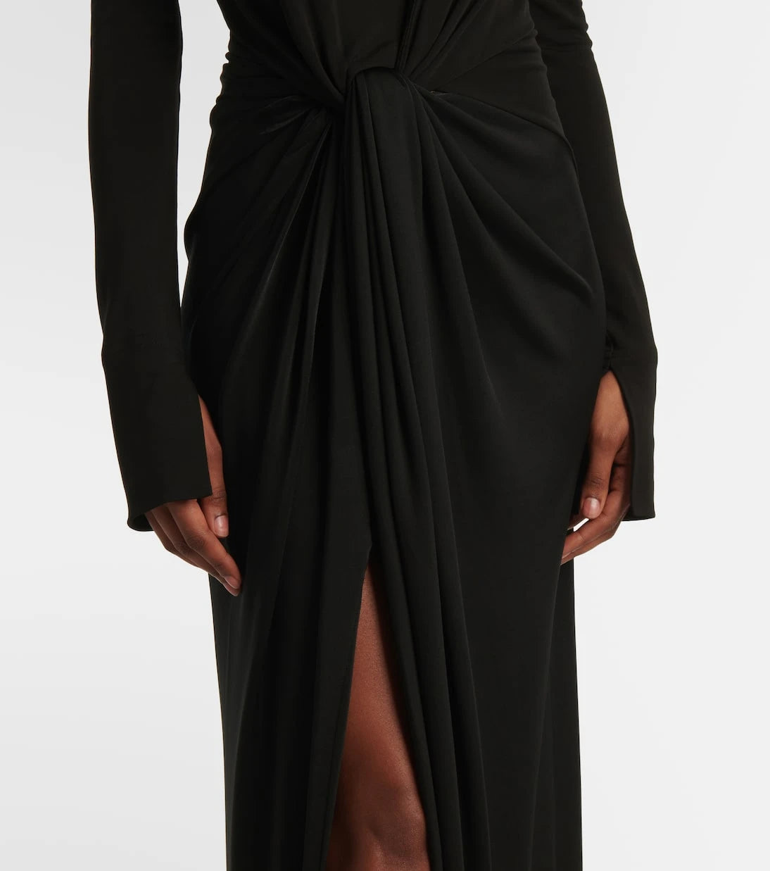 Victoria Beckham - Knot-detail jersey gown
