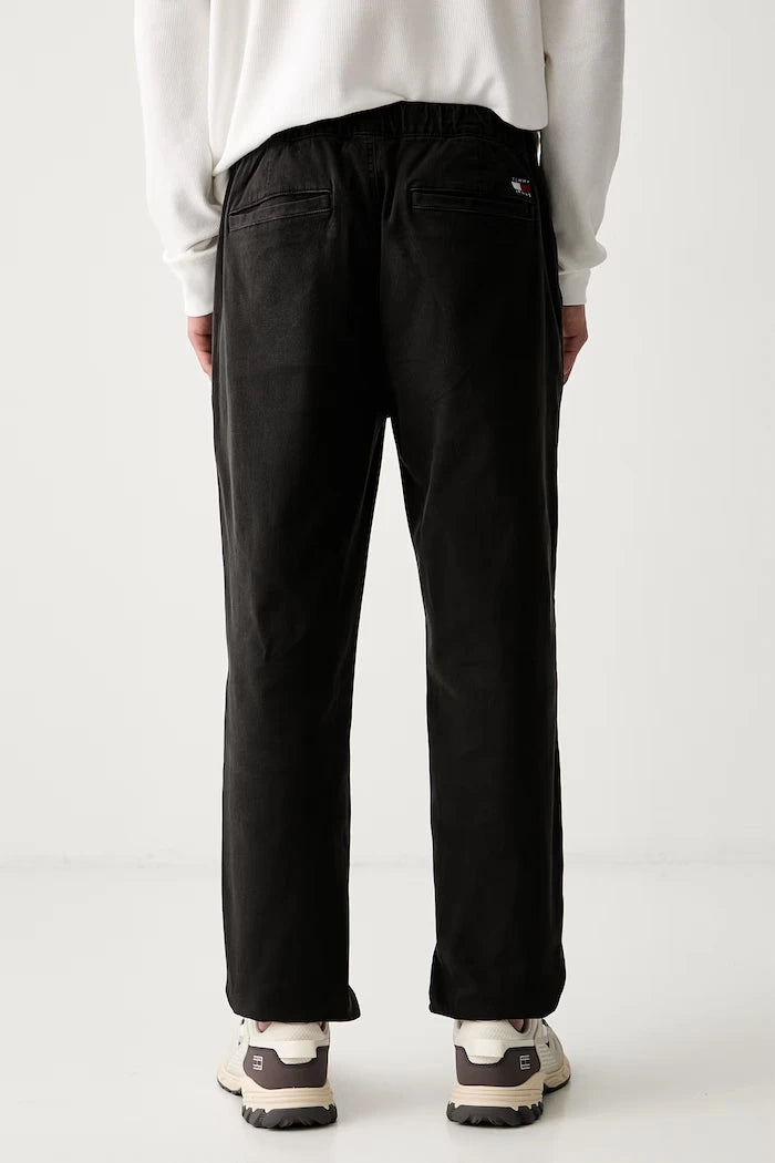 Tommy Jeans pamuklu erkek jogger pantolon