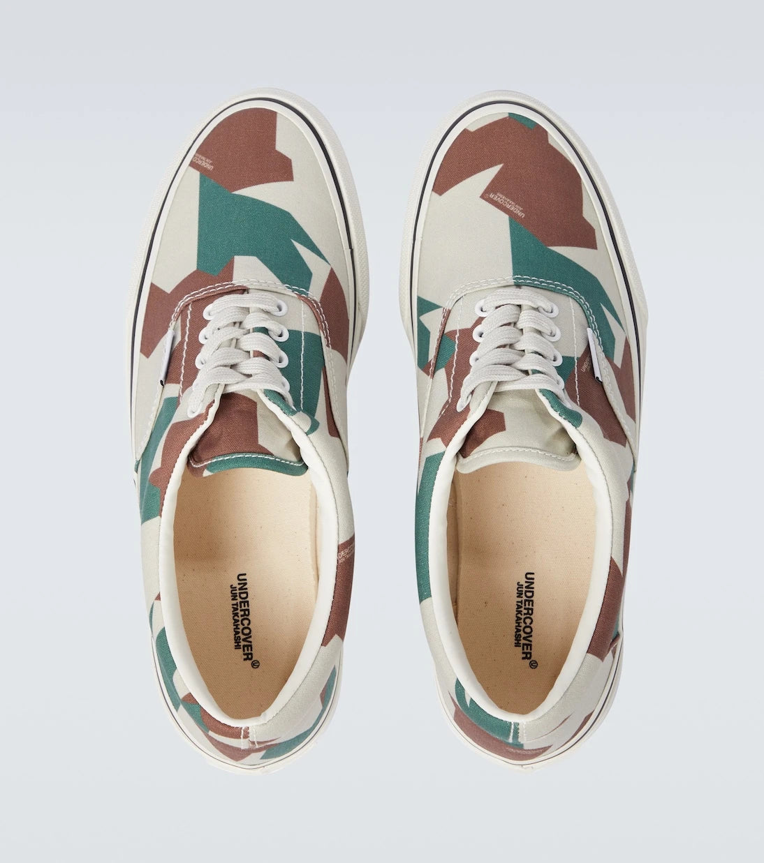 Undercover - Camouflage canvas sneakers