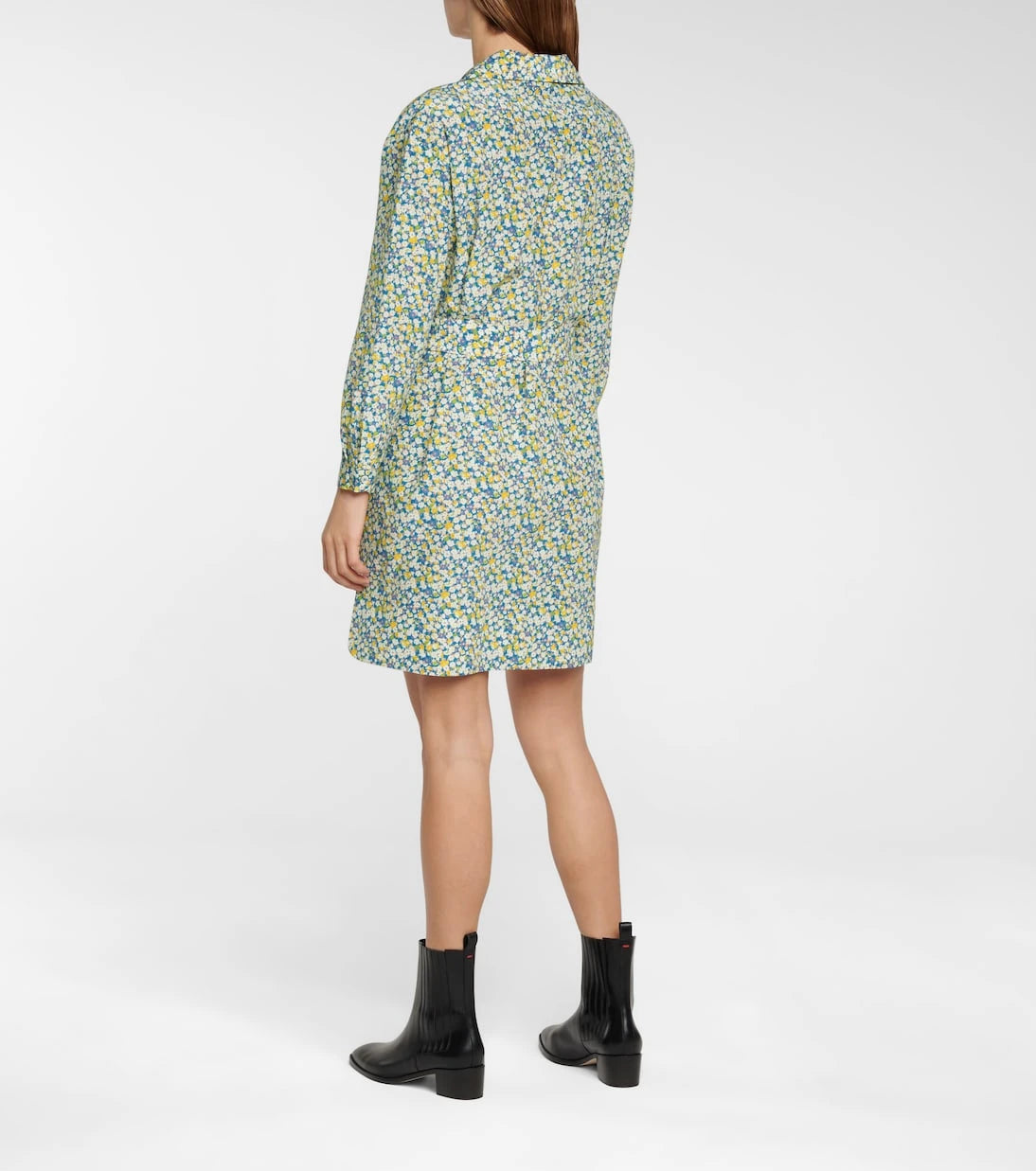 A.P.C. - Melissa floral silk and cotton minidress