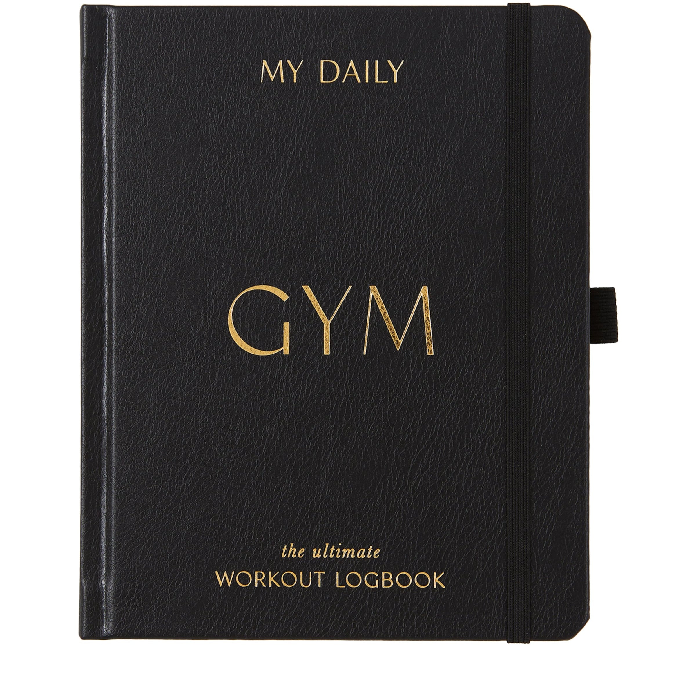 Blush and Gold My Daily Gym Planner: Fitness & Wellbeing Journal