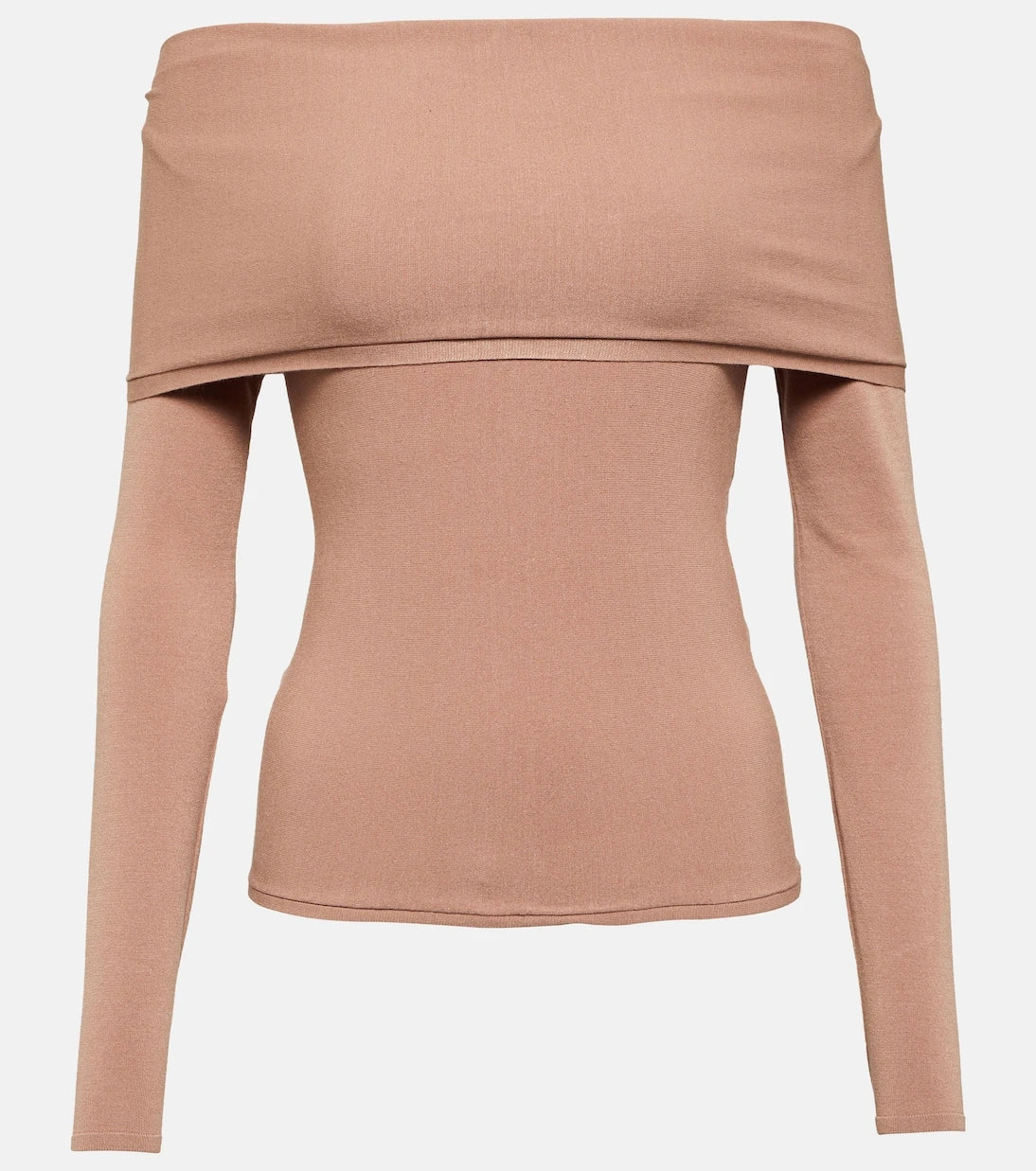 Alaïa - Off-shoulder jersey top