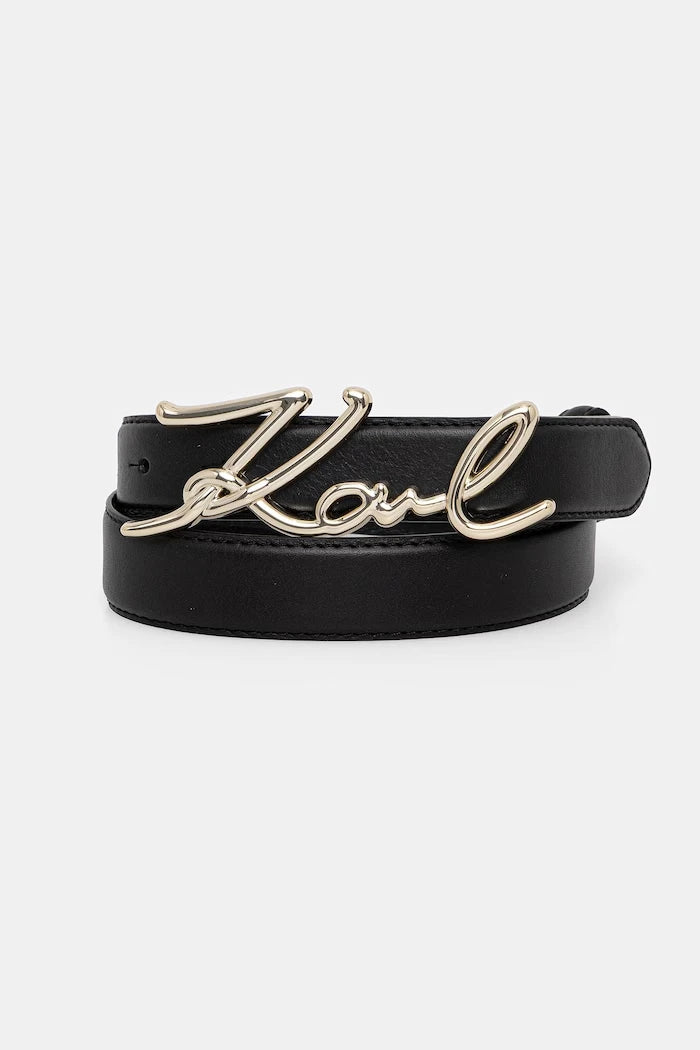 Karl Lagerfeld kadın deri kemer K/SIGNATURE