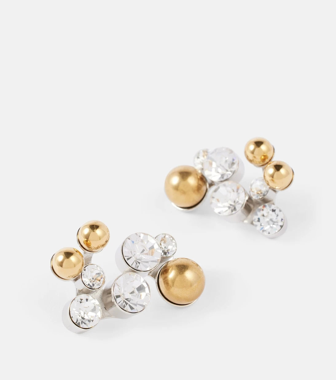 Dries Van Noten - Crystal-embellished drop earrings