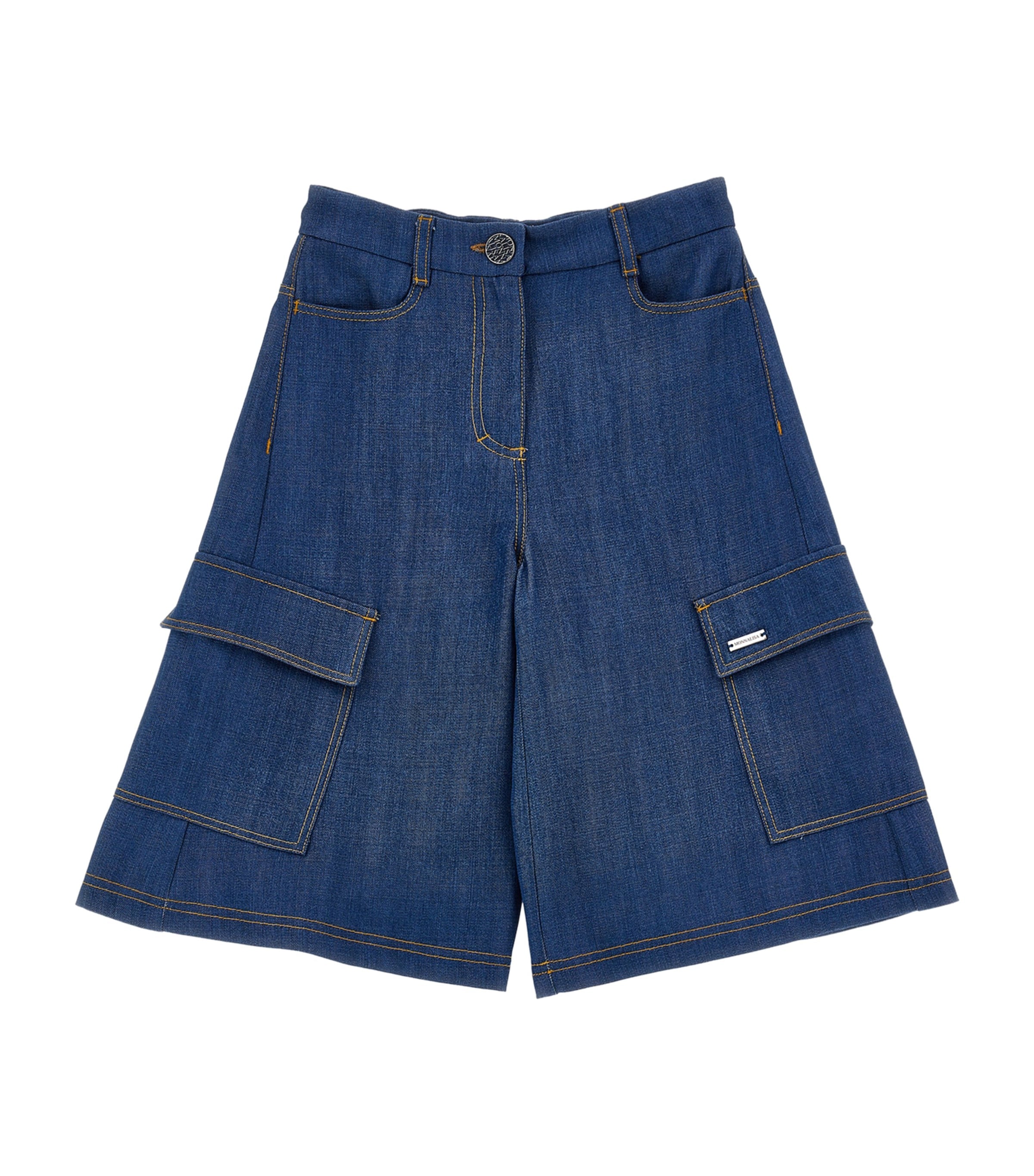 Lyocell-Denim Cargo Shorts (2-12 Years)