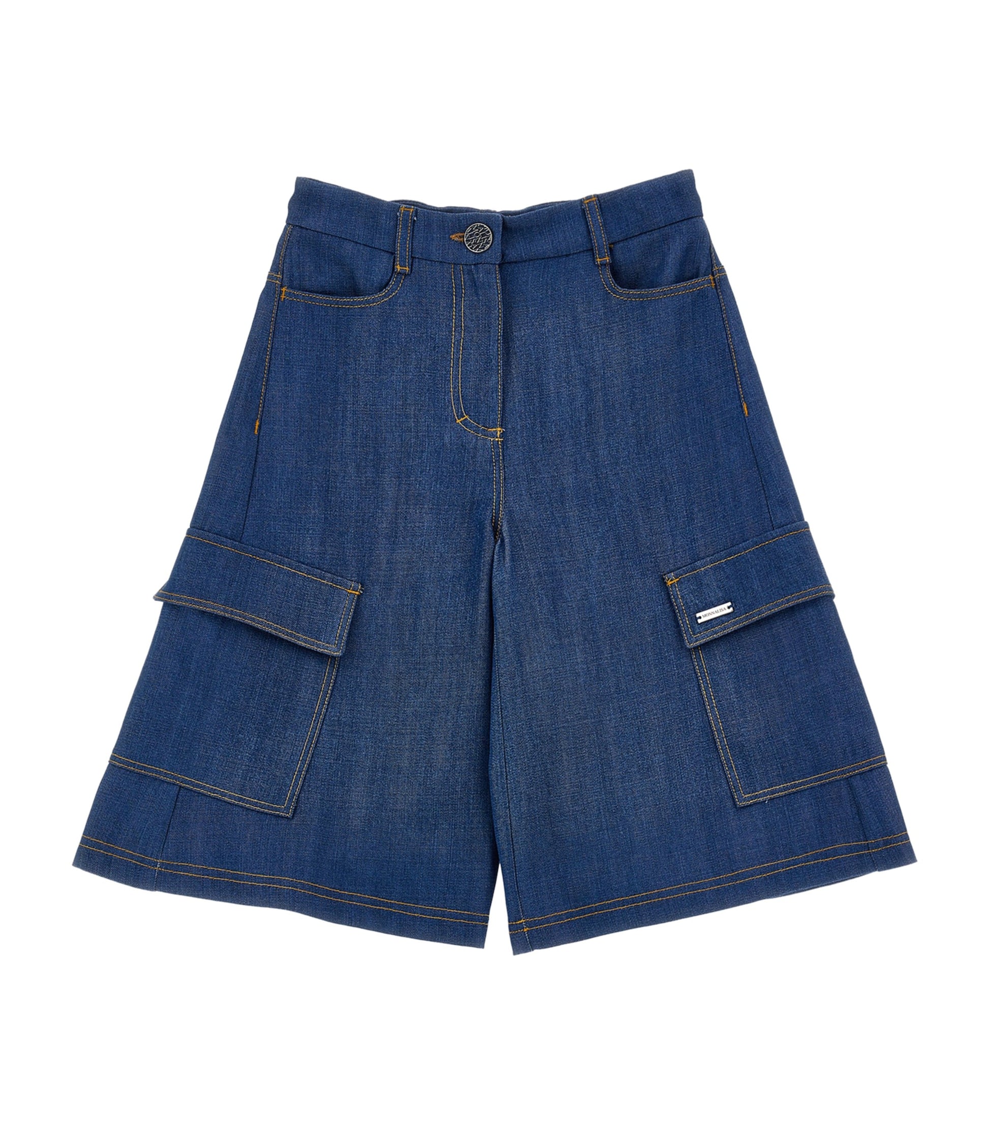 Lyocell-Denim Cargo Shorts (2-12 Years)
