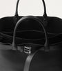 Prada Leather Buckle Tote Bag