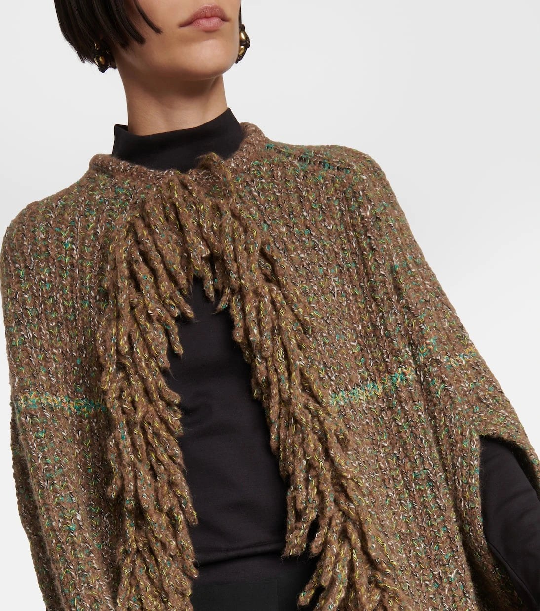 Stella McCartney - Fringed poncho