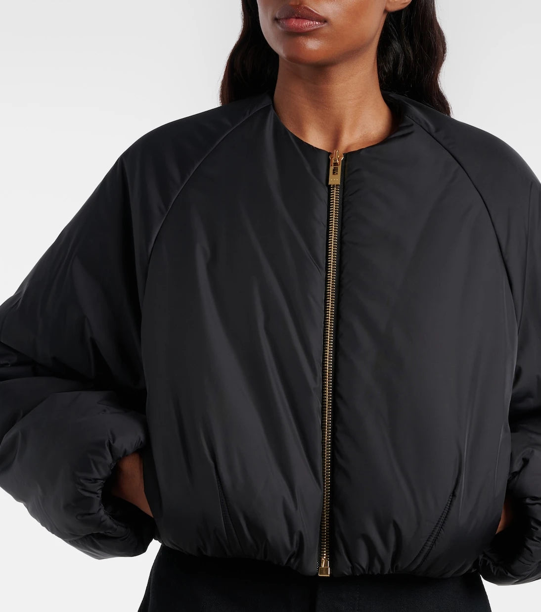 Alaïa - Puffer cropped jacket