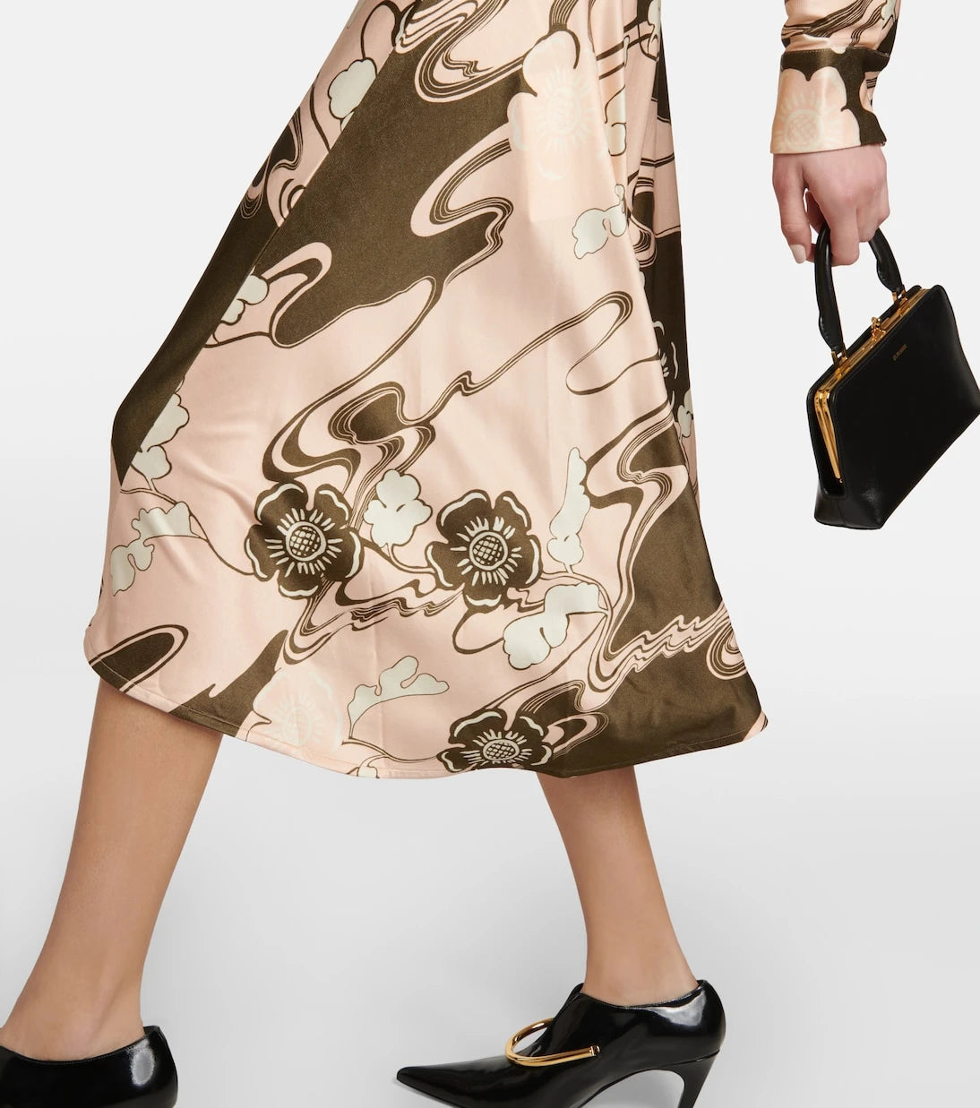 Jil Sander - Printed midi dress