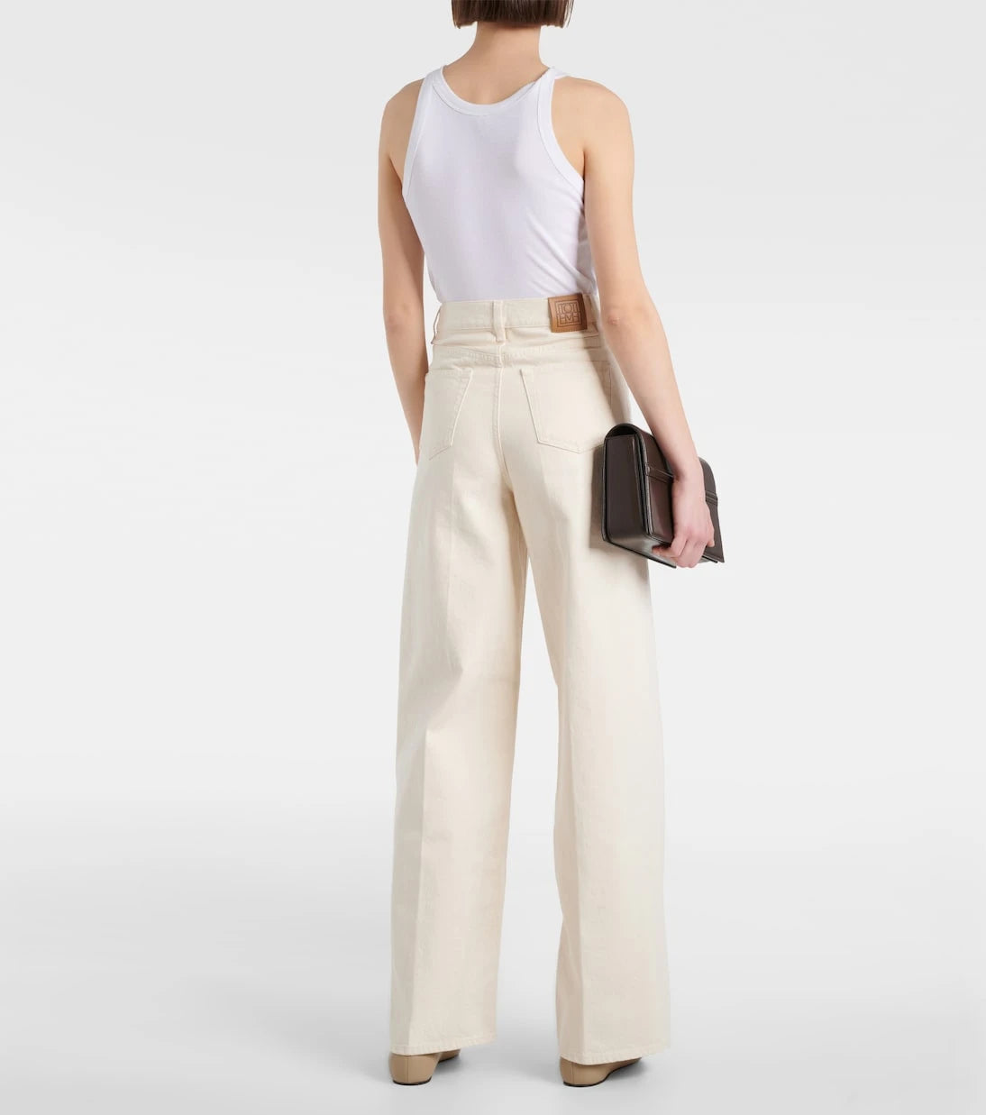 Toteme - High-rise wide-leg jeans