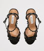 Aquazzura Black Embellished Tequila Heeled Sandals 105