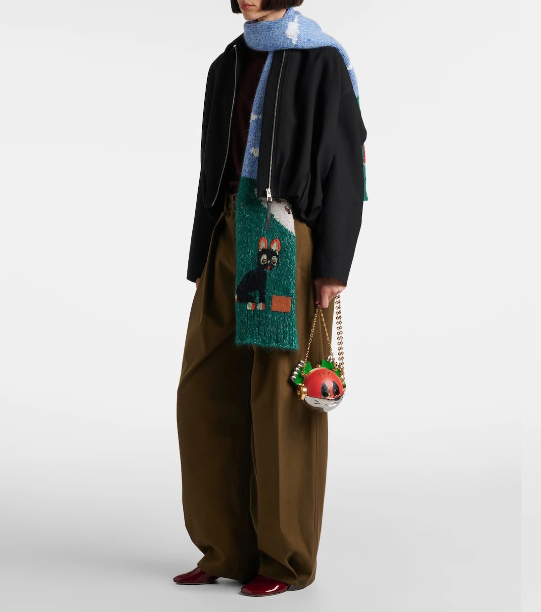 Loewe - x Louis Wain Knight Cat clutch