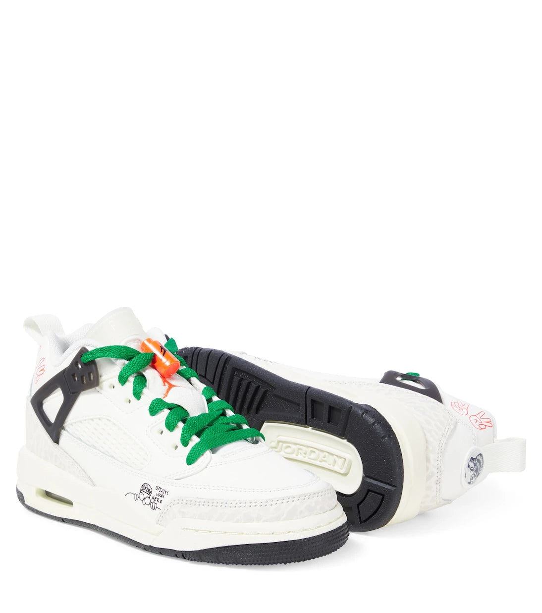 Nike Kids - Spizike Low leather sneakers