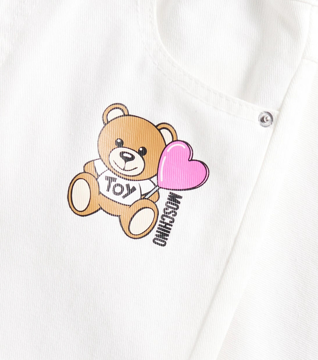 Moschino Kids - بنطلون جينز تيدي بير