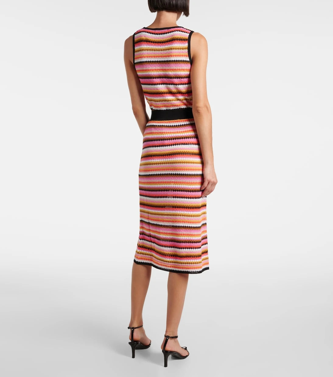 Missoni - تنورة ميدي من مزيج القطن