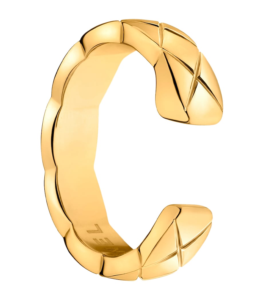 Yellow Gold and Diamond Coco Crush Single Earring