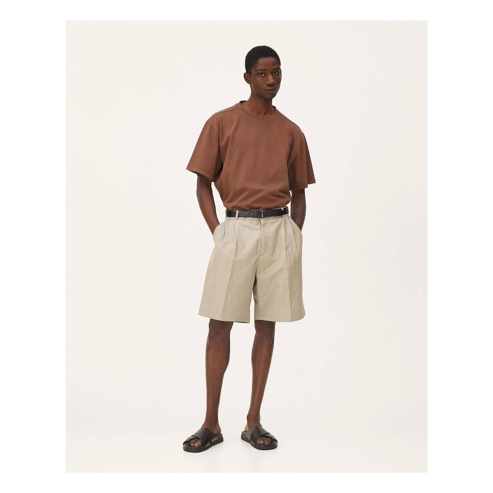 Noyoco - Como Cotton shorts | Beige