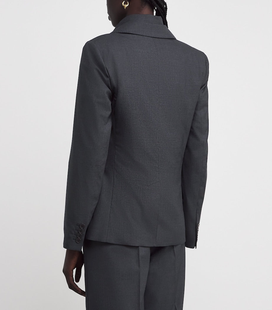 Joseph Virgin Wool Marty Blazer SMOKE