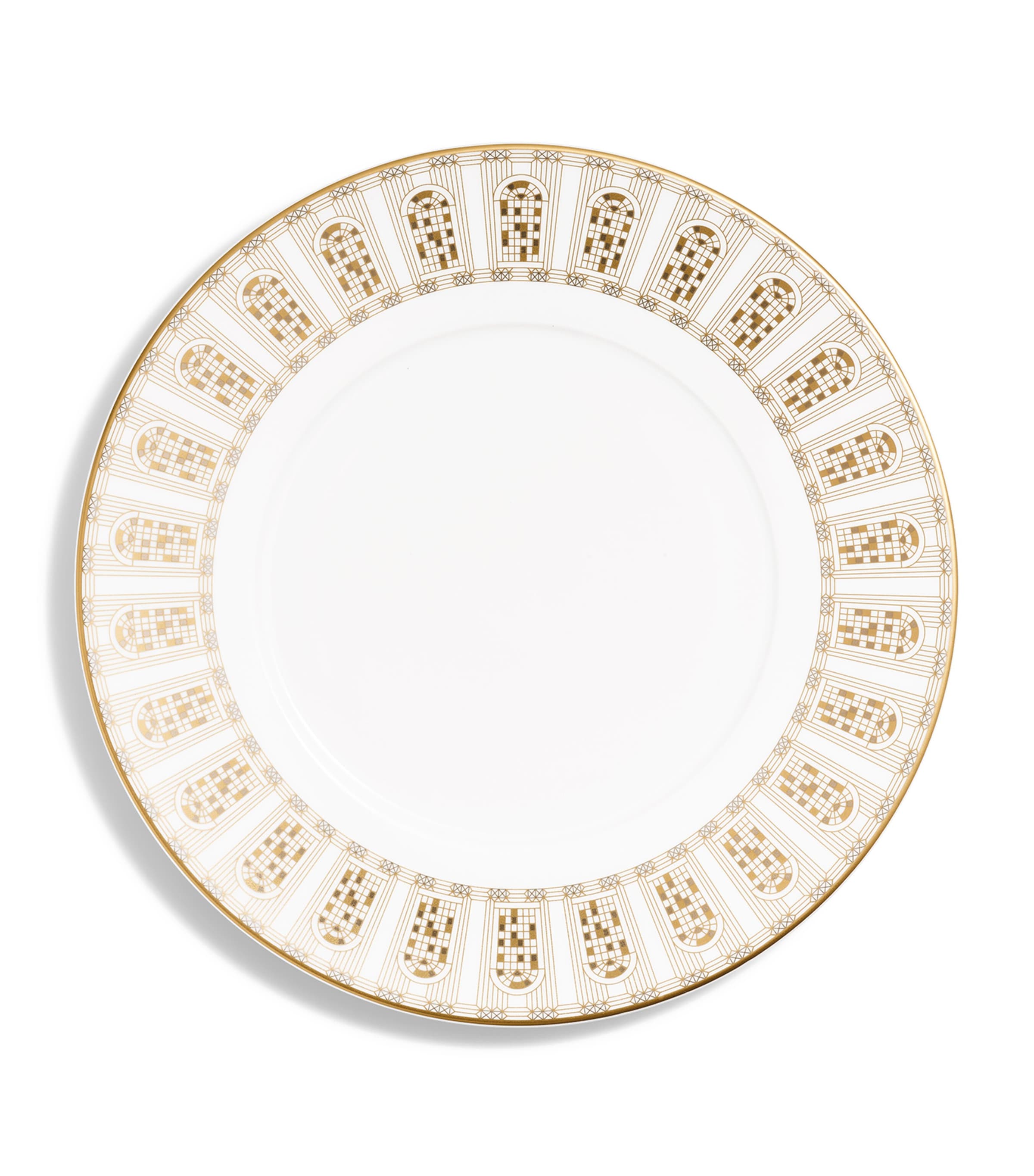 Set of 2 Arcadia Gold Dessert Plates (21cm)