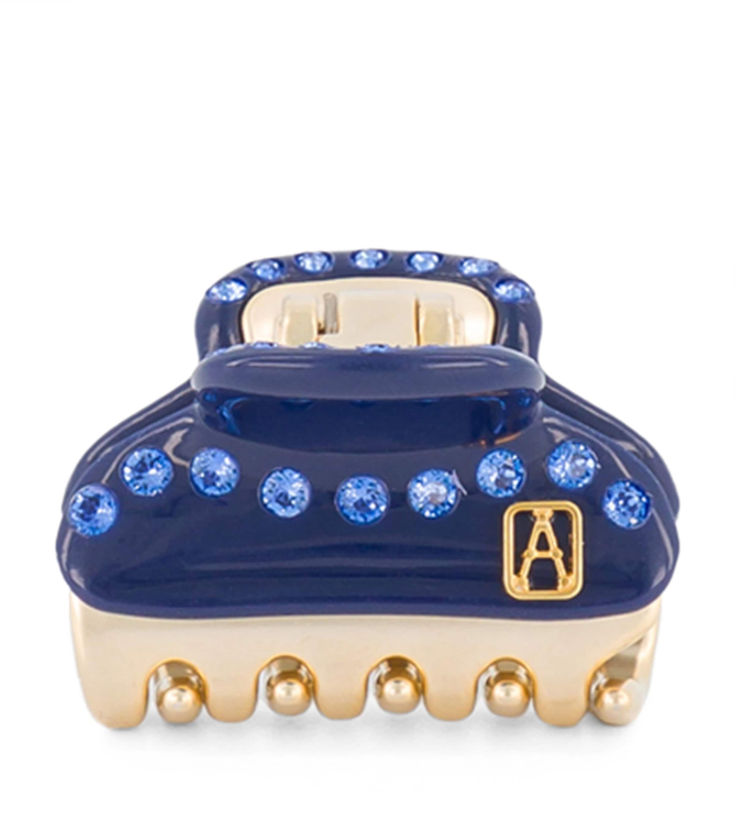 Alexandre de Paris Gold-Plated Crystal-Embellished Claw Hair Clip